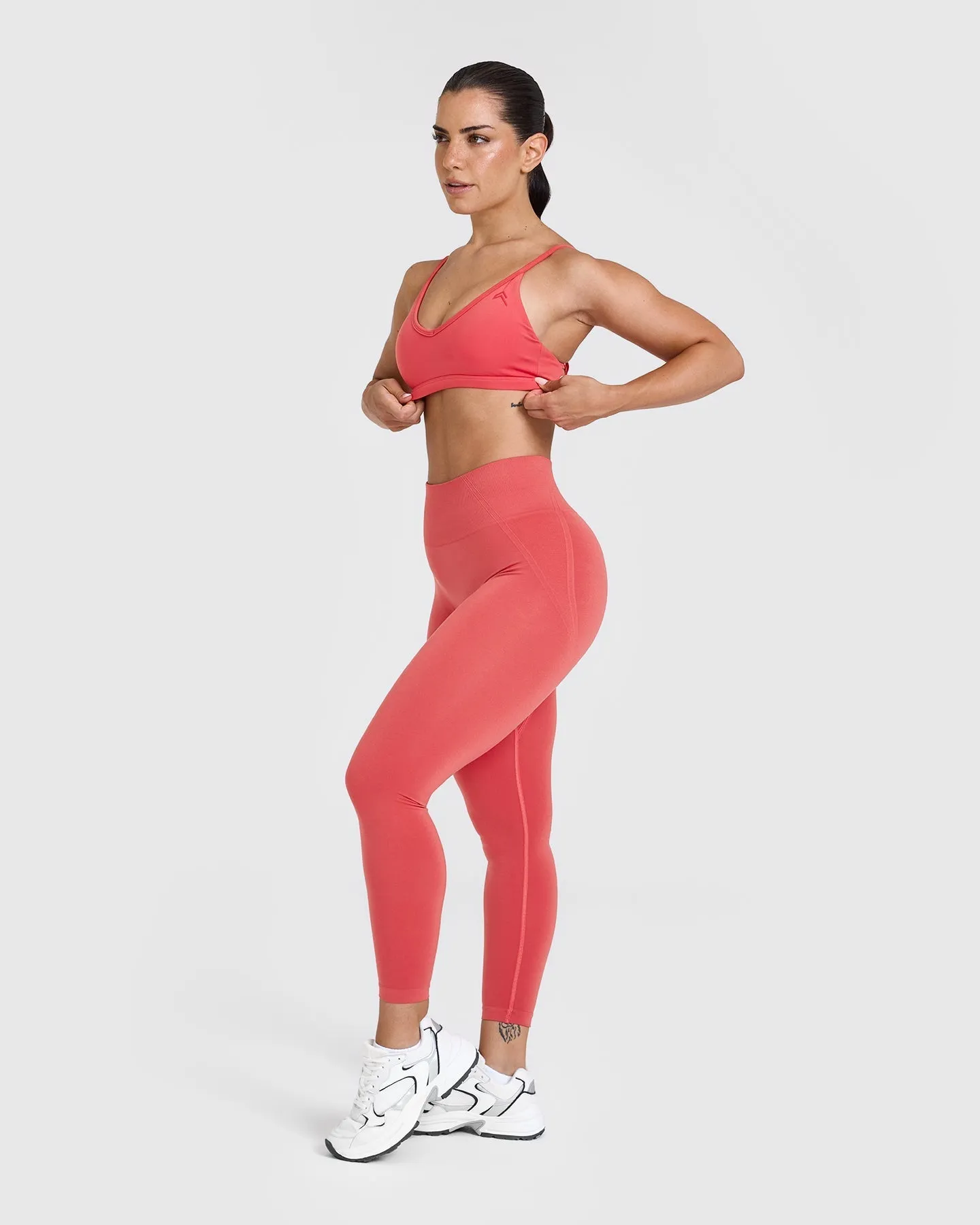 Timeless Strappy Bralette | Sweet Red sold by Oner Active product image thumbnail 3