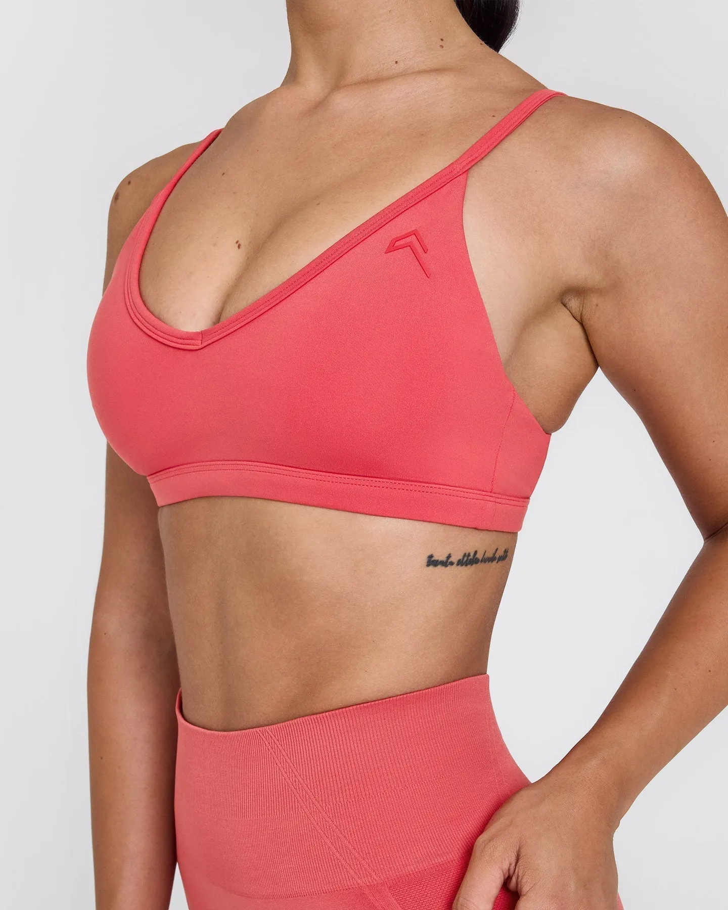 Timeless Strappy Bralette | Sweet Red sold by Oner Active product image thumbnail 4