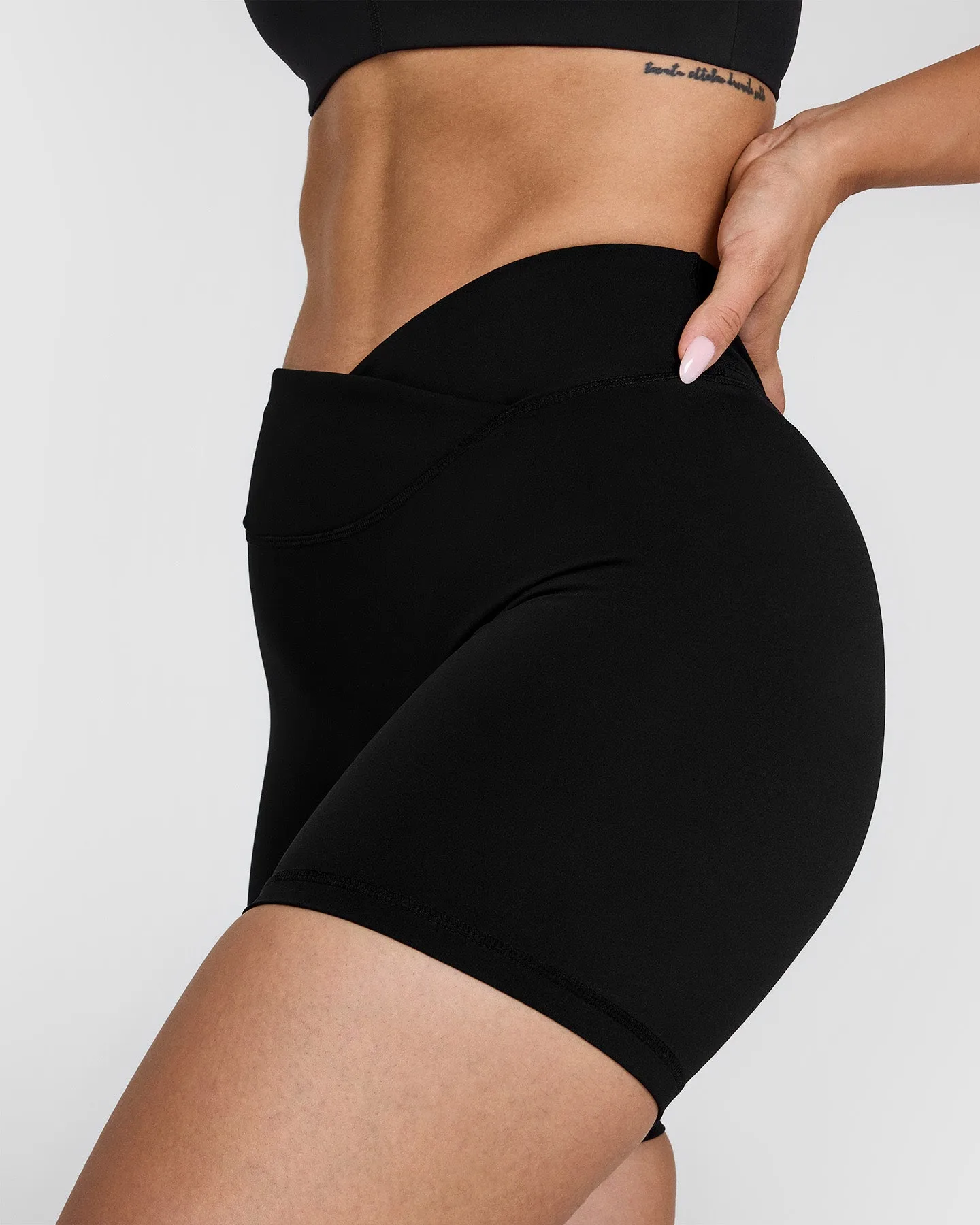 Unified Wrap Shorts White Logo 6" | Black sold by Oner Active product image thumbnail 4