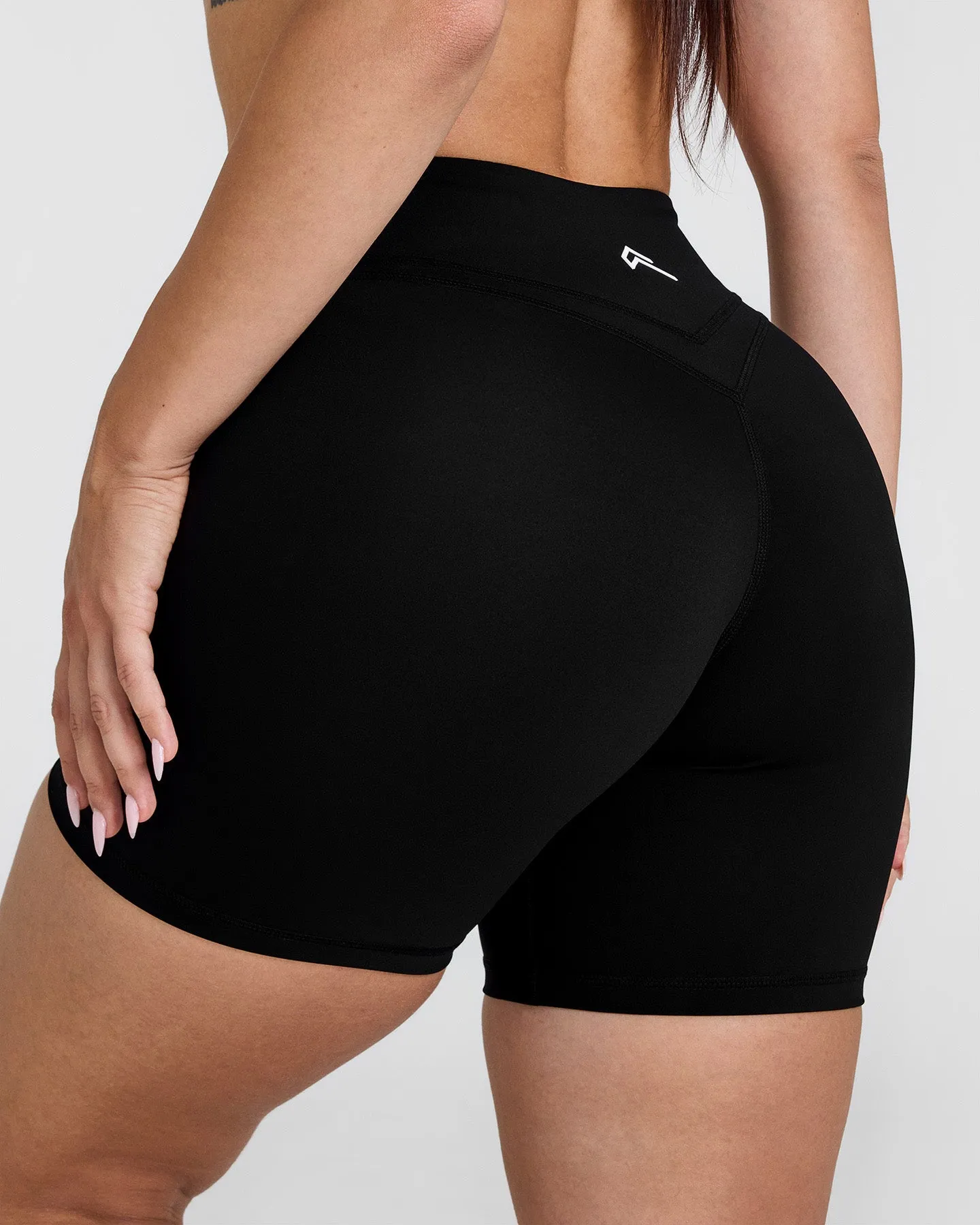 Unified Wrap Shorts White Logo 6" | Black sold by Oner Active product image thumbnail 5