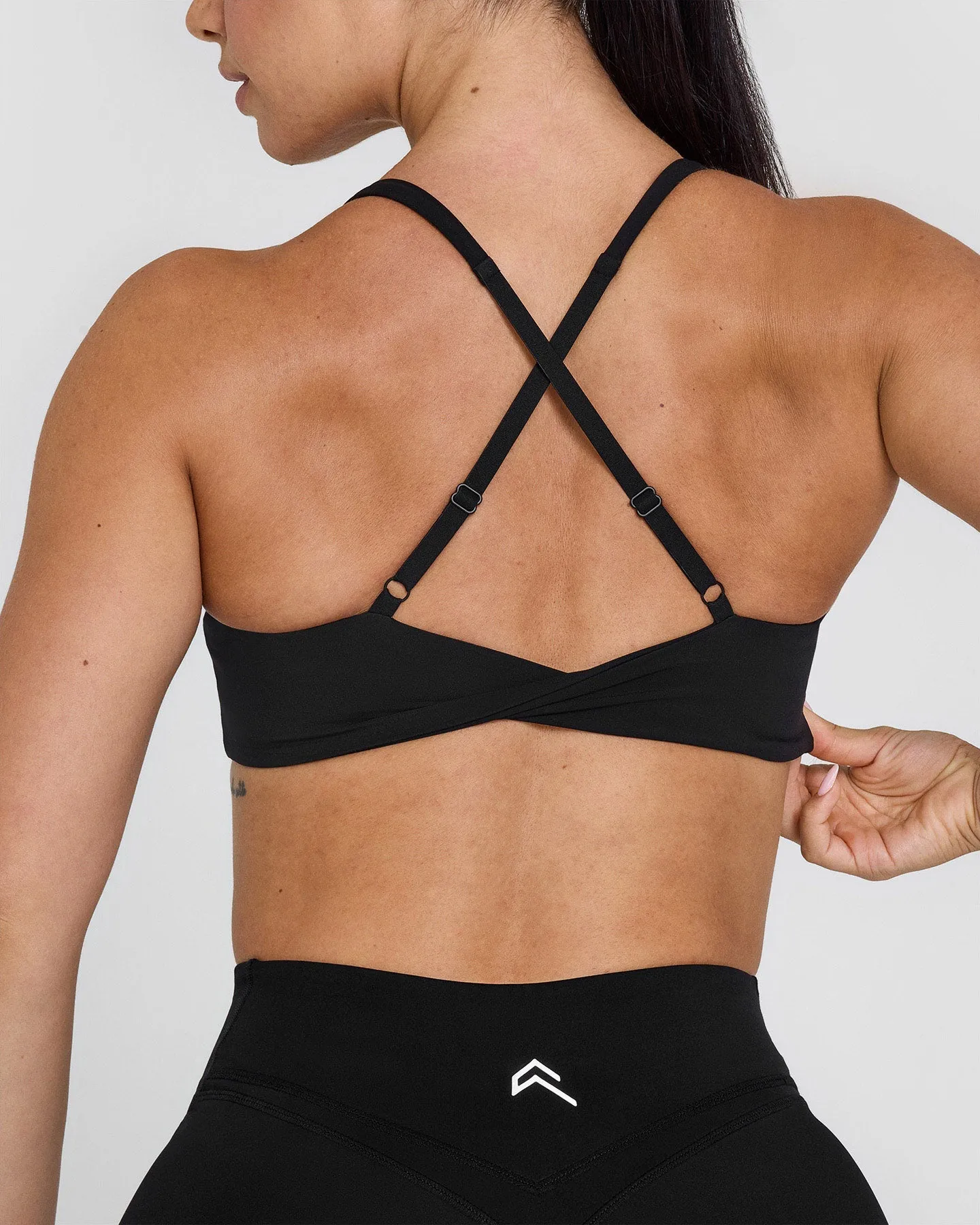 Unified Micro Bralette White Logo | Black sold by Oner Active product image thumbnail 5