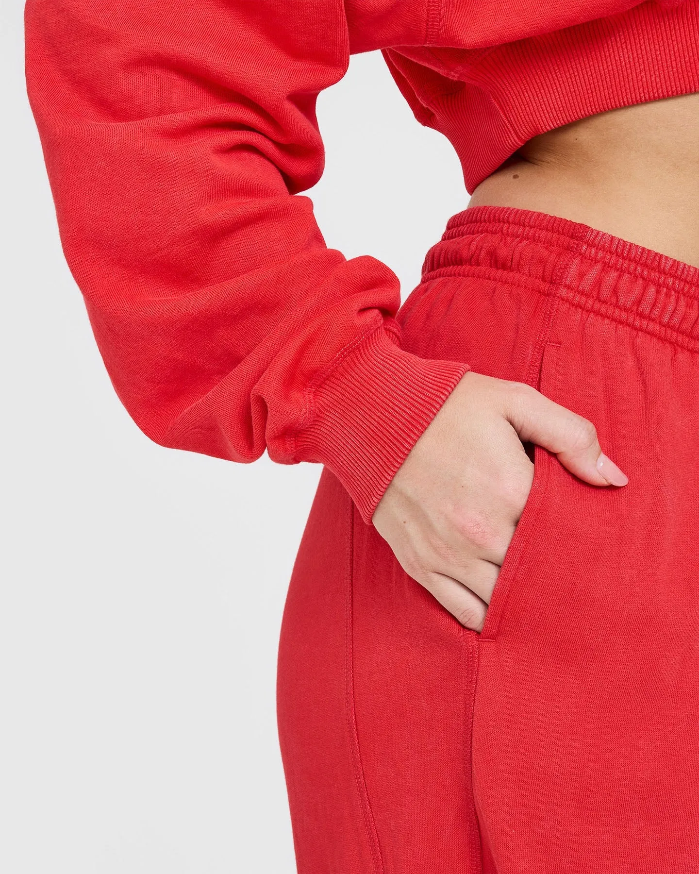 Raw Lounge Wide Leg Joggers with Graphic | Muscle Mommy Red sold by Oner Active product image thumbnail 5