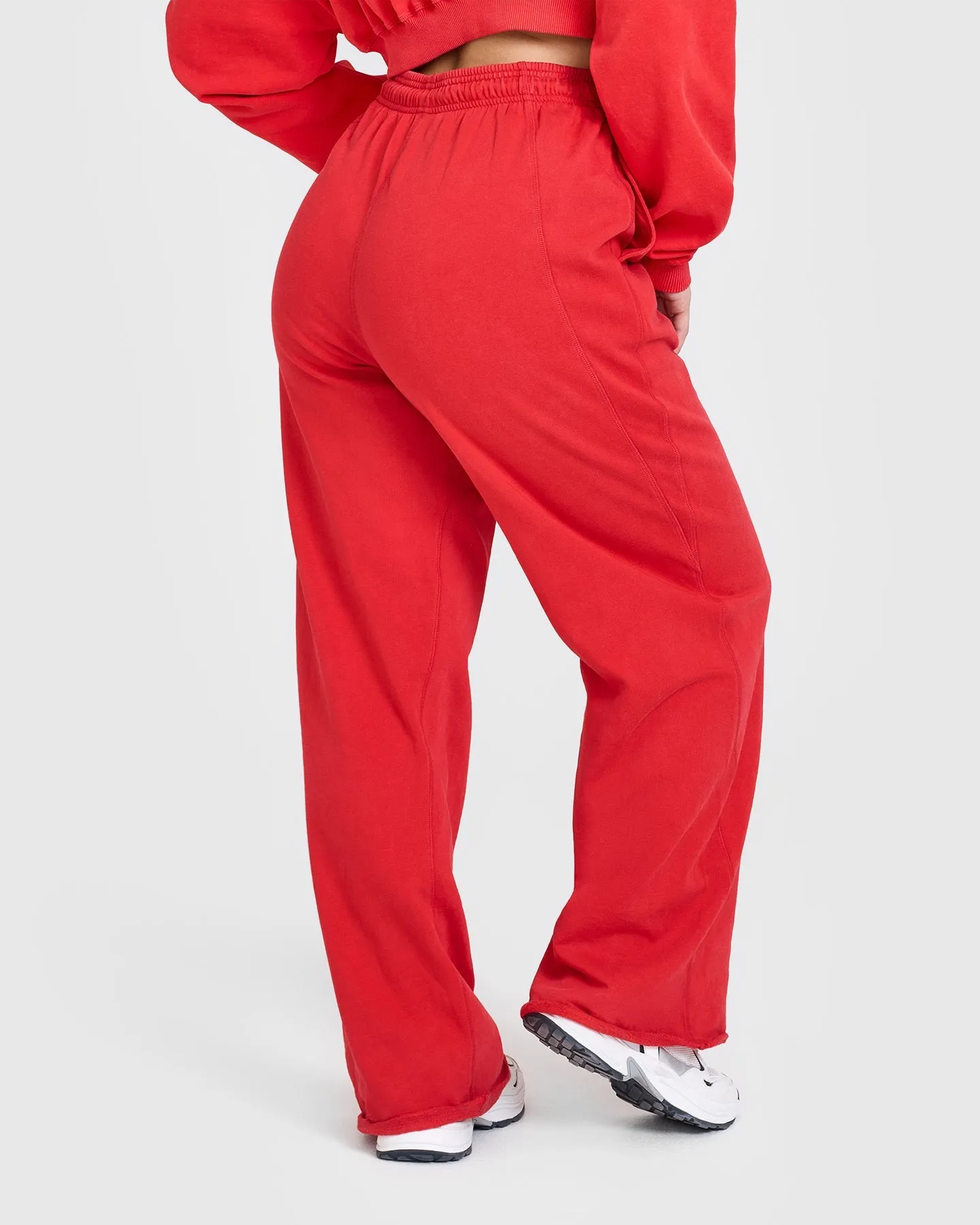 Raw Lounge Wide Leg Joggers with Graphic | Muscle Mommy Red sold by Oner Active product image thumbnail 2