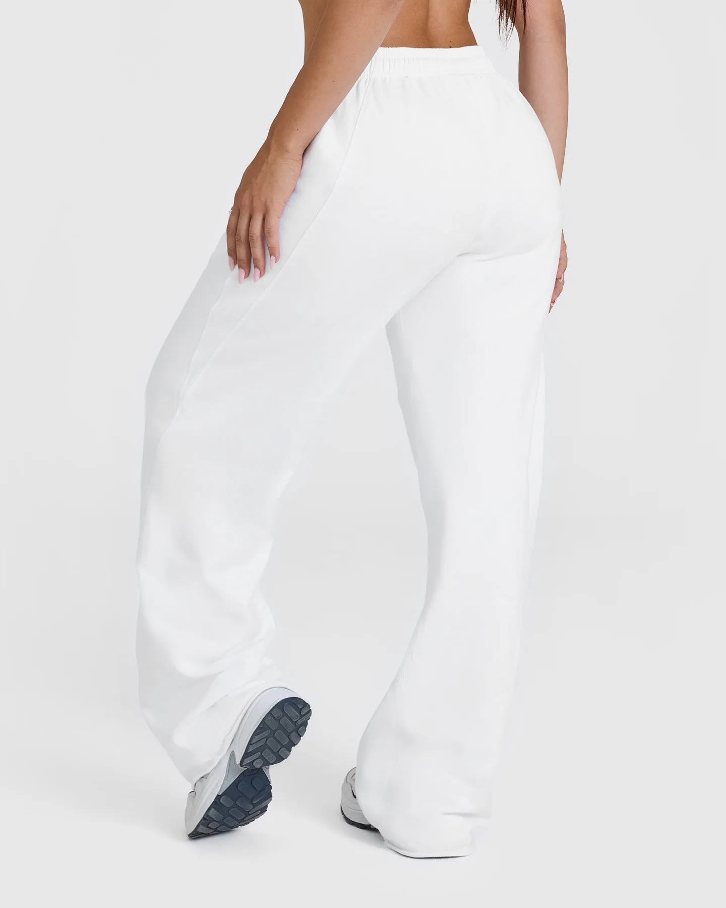 Raw Lounge Wide Leg Jogger with Graphic | White sold by Oner Active product image thumbnail 2