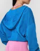 Raw Lounge Oversized Zip Through Hoodie with Graphic | Retro Blue sold by Oner Active