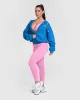 Raw Lounge Oversized Zip Through Hoodie with Graphic | Retro Blue sold by Oner Active