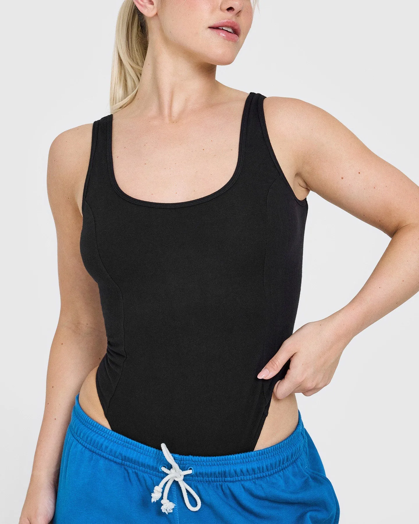 High Leg Bodysuit | Washed Black sold by Oner Active product image thumbnail 4