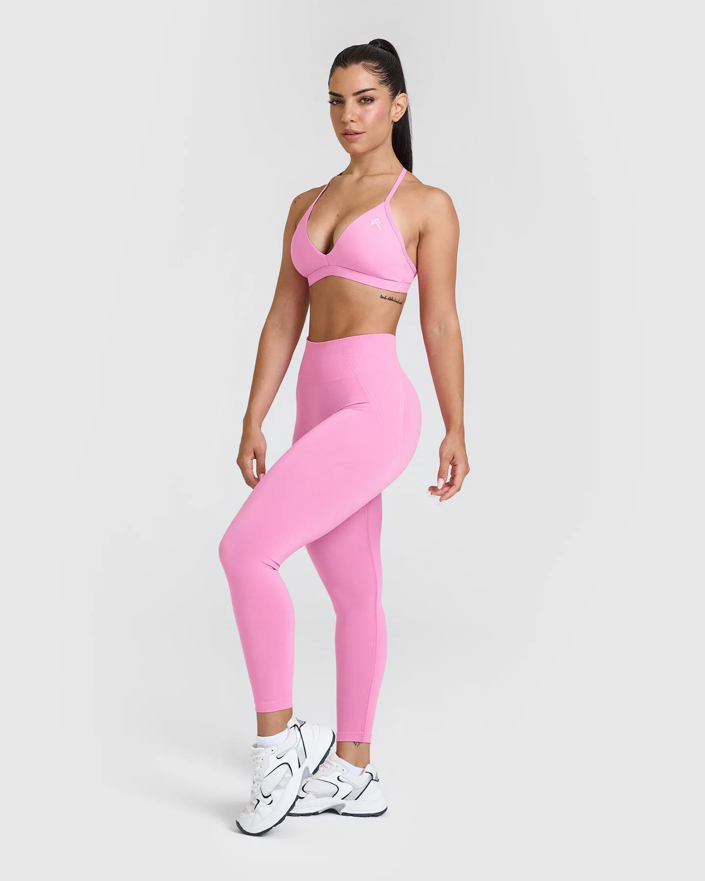 Unified Ultra Micro V Neck Bralette | Power Pink sold by Oner Active product image thumbnail 3