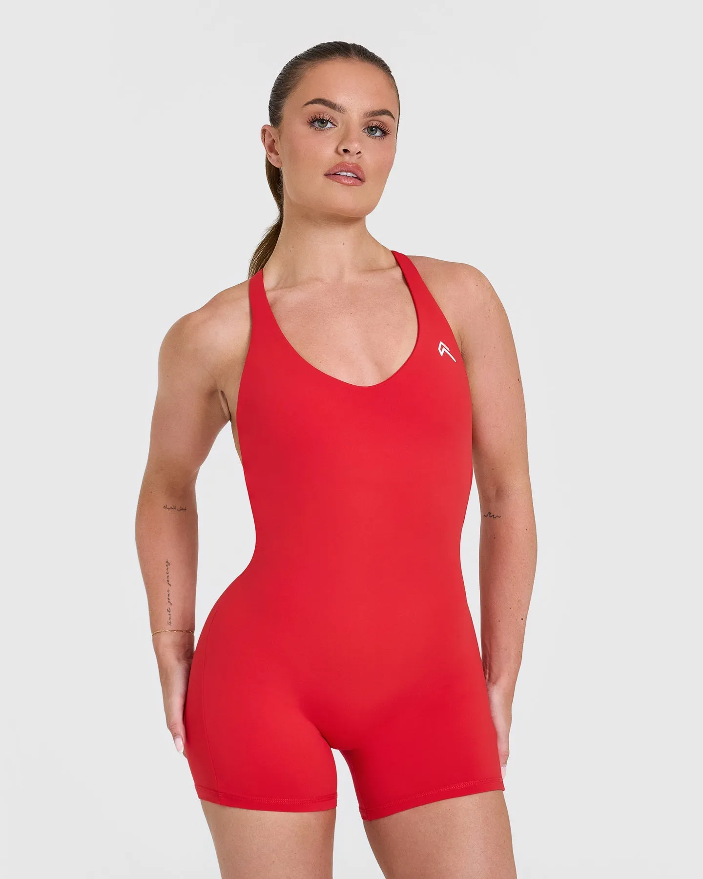 Unified Scoop Back All in One | Muscle Mommy Red sold by Oner Active
