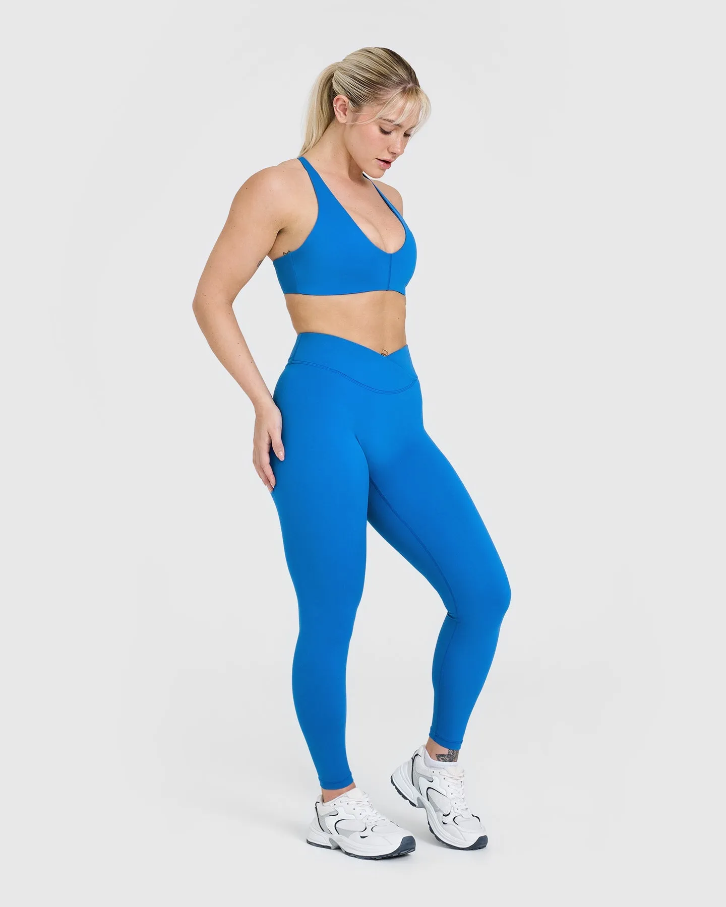 Unified Wrap Leggings | Retro Blue sold by Oner Active product image thumbnail 3