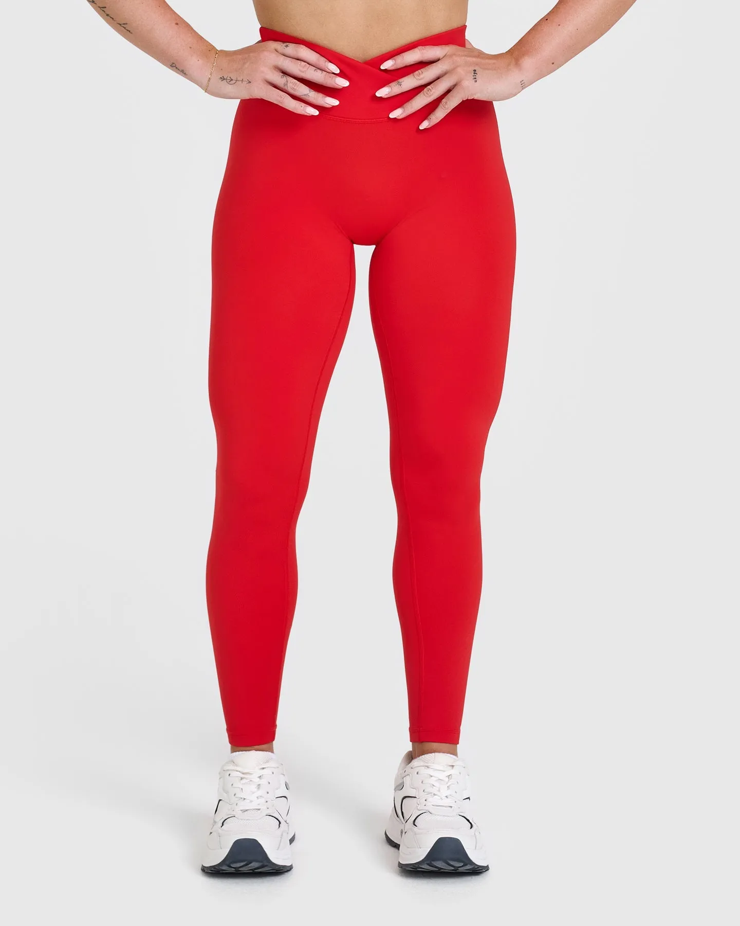 Unified Wrap Leggings | Muscle Mommy Red sold by Oner Active