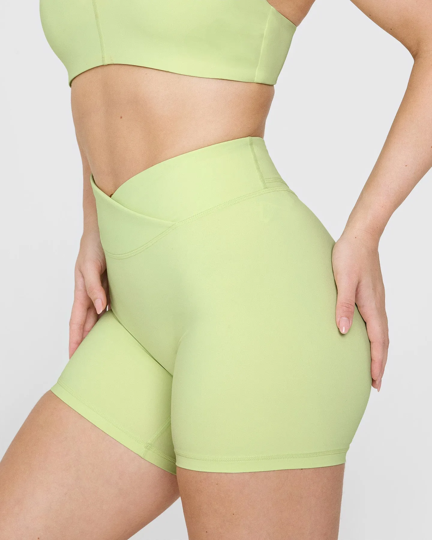 Unified Wrap Shorts 6" | Pump Green sold by Oner Active product image thumbnail 4