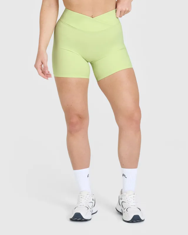 Unified Wrap Shorts 6" | Pump Green sold by Oner Active