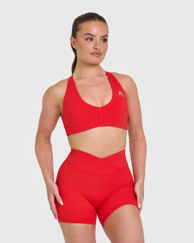 Unified Micro Bralette | Muscle Mommy Red sold by Oner Active
