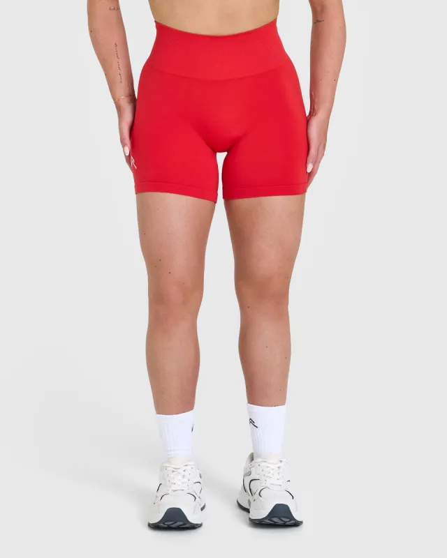 Effortless Seamless Shorts | Muscle Mommy Red sold by Oner Active