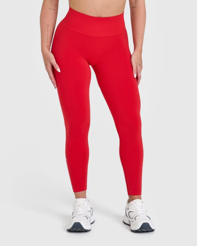 Effortless Seamless Leggings | Muscle Mommy Red sold by Oner Active