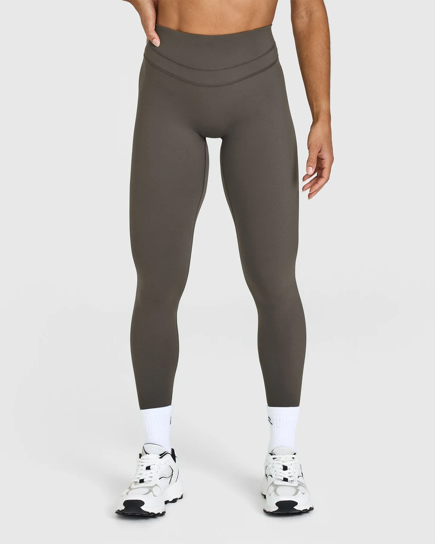 Unified High Waisted Leggings | Deep Taupe sold by Oner Active