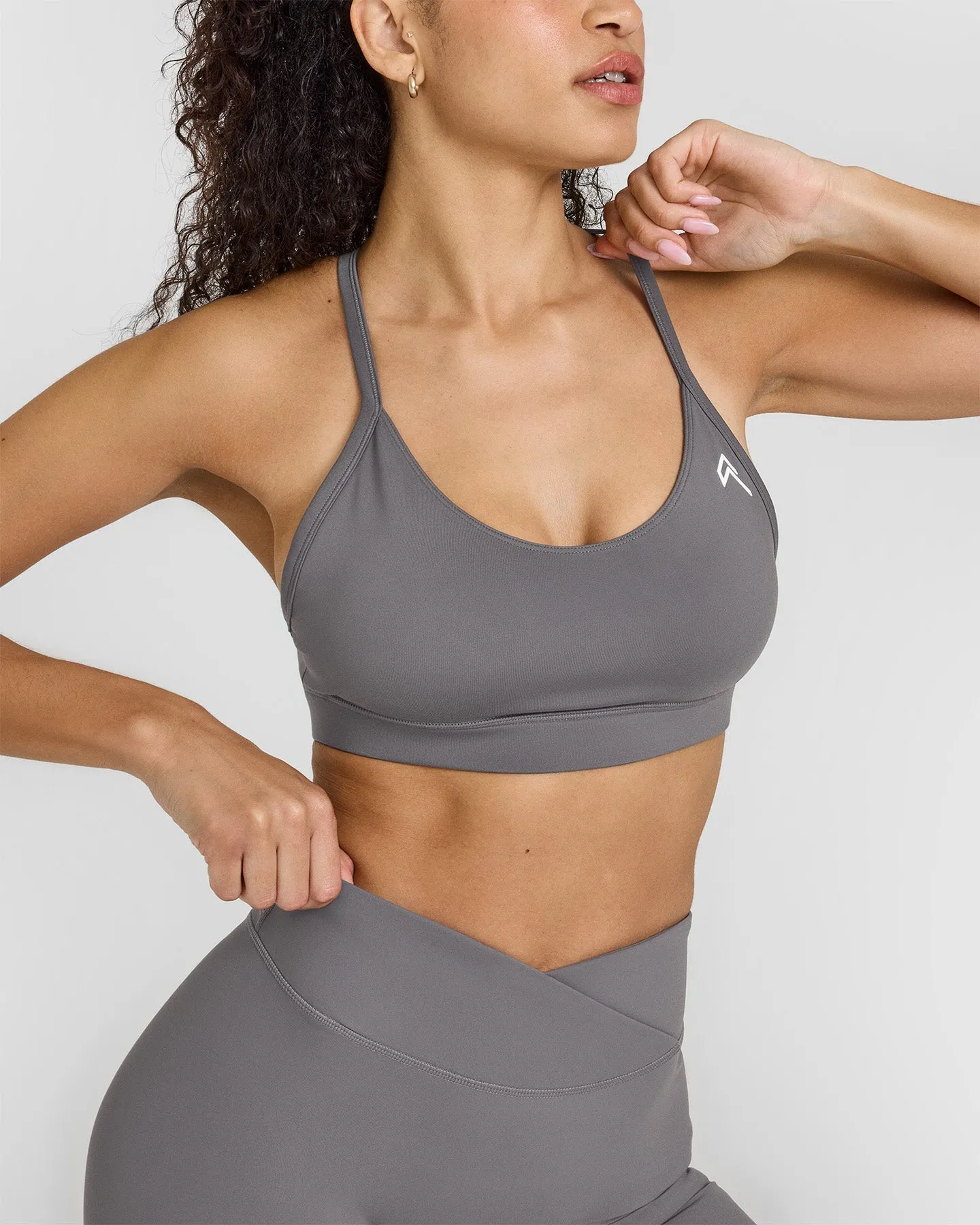 Everyday Sports Bra | Ash Grey sold by Oner Active product image thumbnail 4