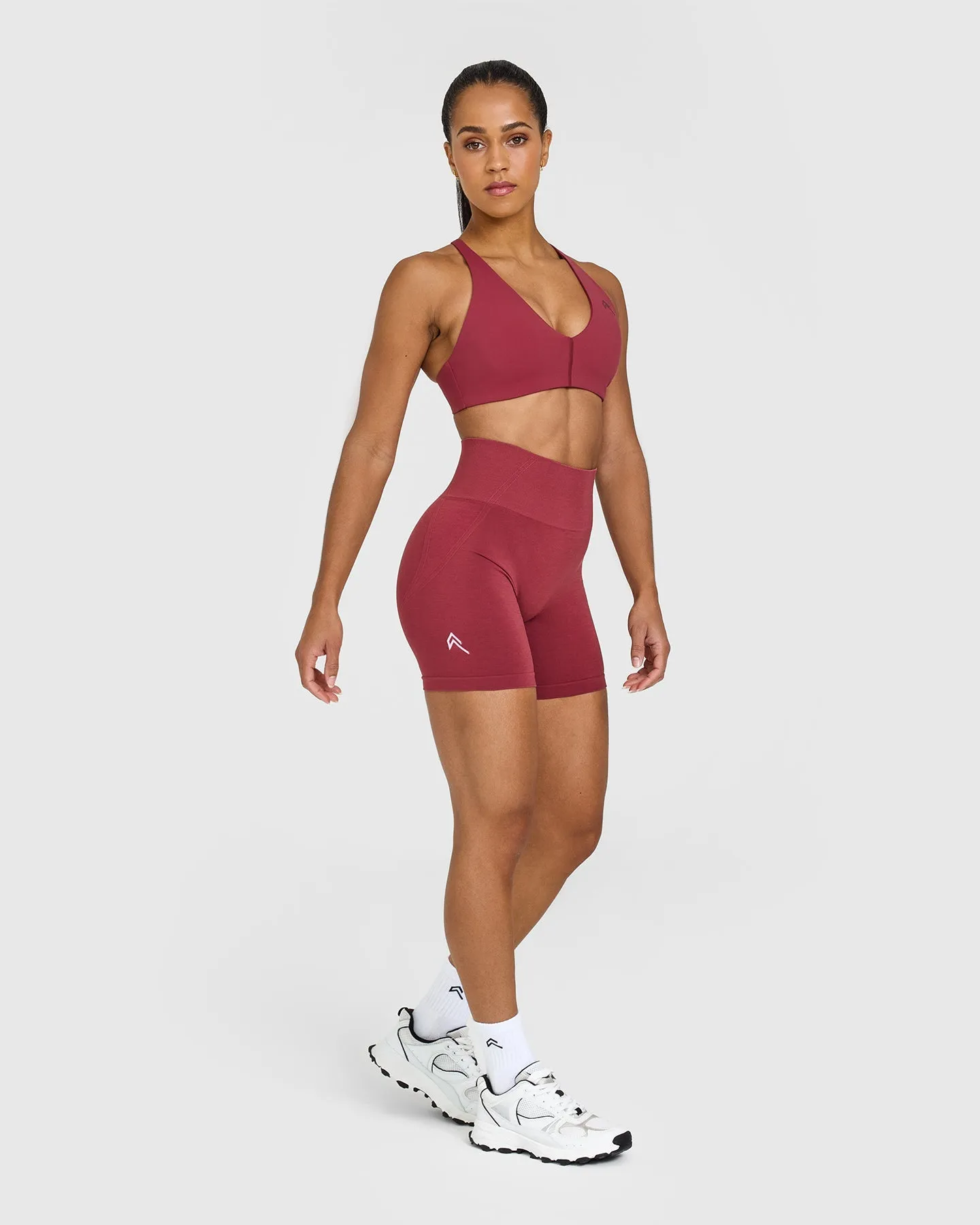 Effortless Seamless Shorts | Burnt Cherry sold by Oner Active product image thumbnail 3