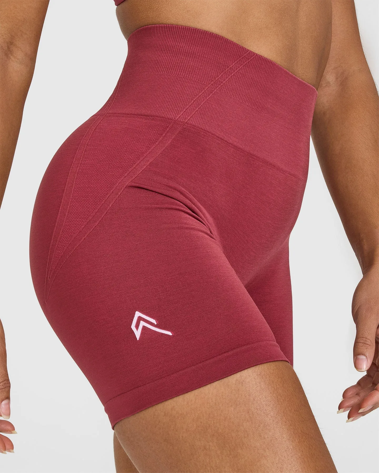 Effortless Seamless Shorts | Burnt Cherry sold by Oner Active product image thumbnail 4