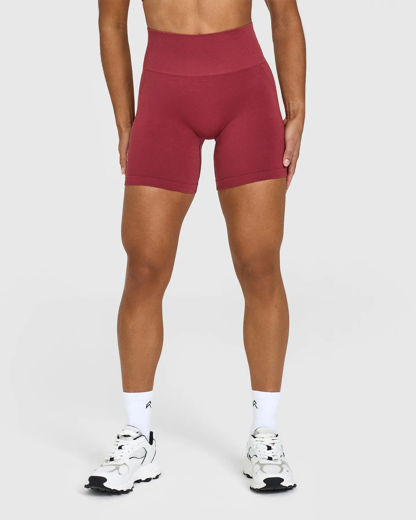 Effortless Seamless Shorts | Burnt Cherry sold by Oner Active