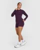 Go To Seamless Fitted Long Sleeve Top | Blackberry Purple sold by Oner Active