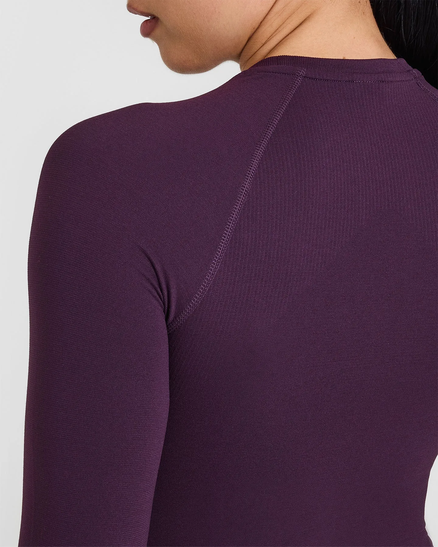 Go To Seamless Fitted Long Sleeve Top | Blackberry Purple sold by Oner Active product image thumbnail 5