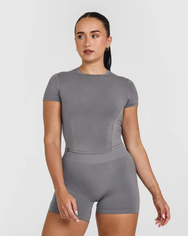 Mellow™ Soft Mid Short Sleeve T-Shirt | Ash Grey sold by Oner Active