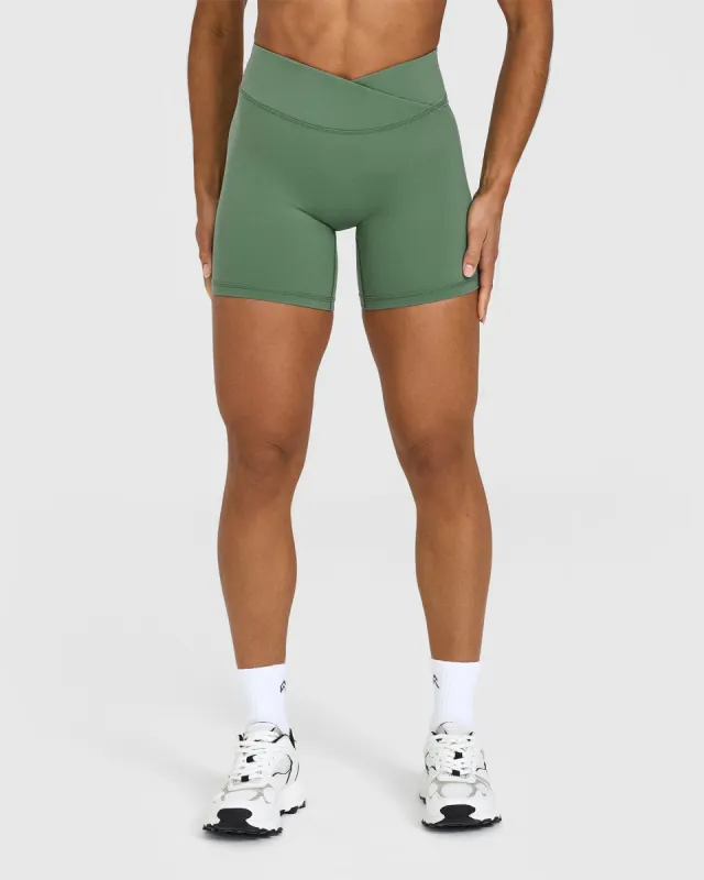 Unified Wrap Shorts 6" | Forest Green sold by Oner Active