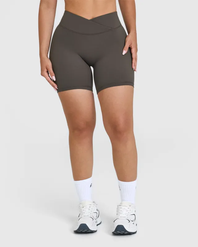 Unified Wrap Shorts 6" | Deep Taupe sold by Oner Active