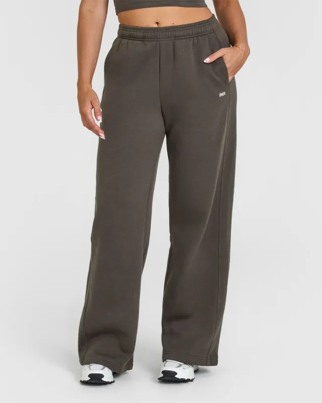 Foundations Straight Leg Joggers | Deep Taupe sold by Oner Active