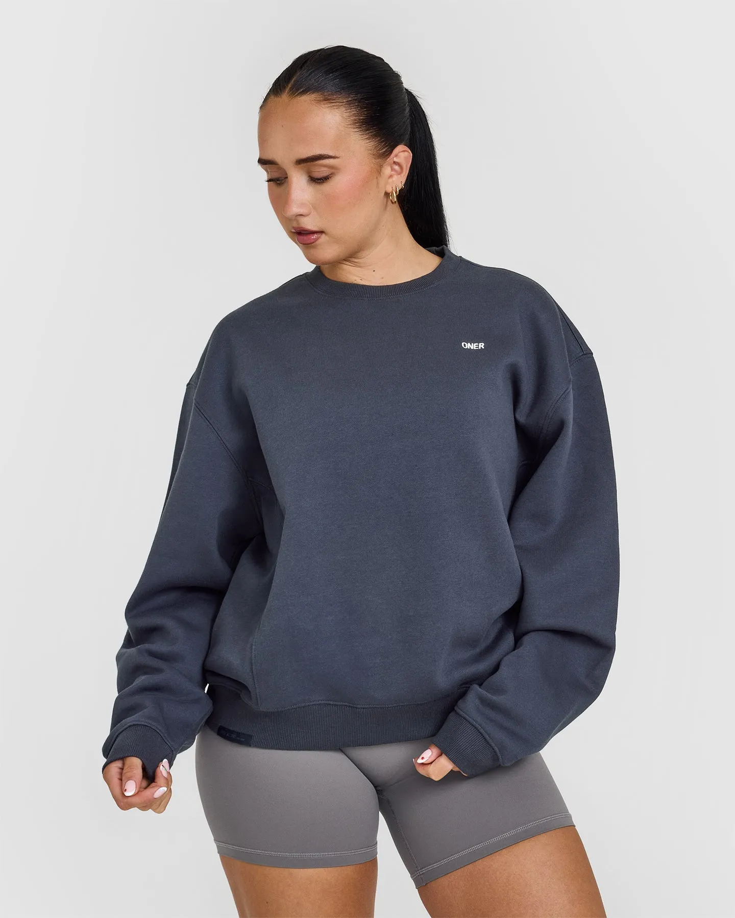 Foundations Crew Neck Sweatshirt | True Blue sold by Oner Active