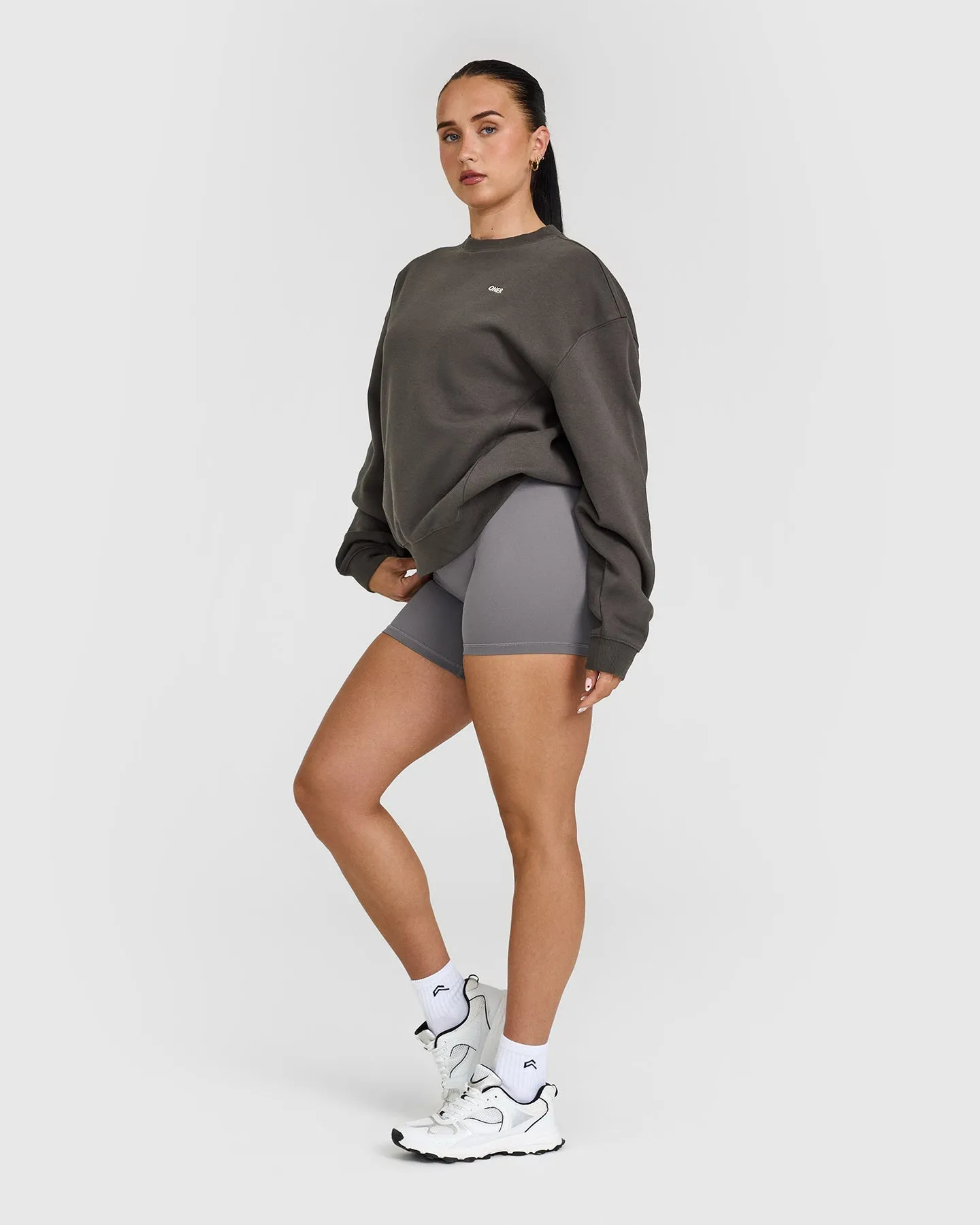 Foundations Crew Neck Sweatshirt | Deep Taupe sold by Oner Active product image thumbnail 3