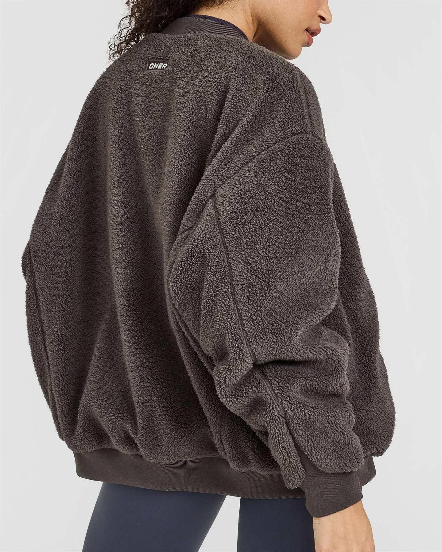 Reversible Bomber Jacket | Truffle Brown sold by Oner Active product image thumbnail 4