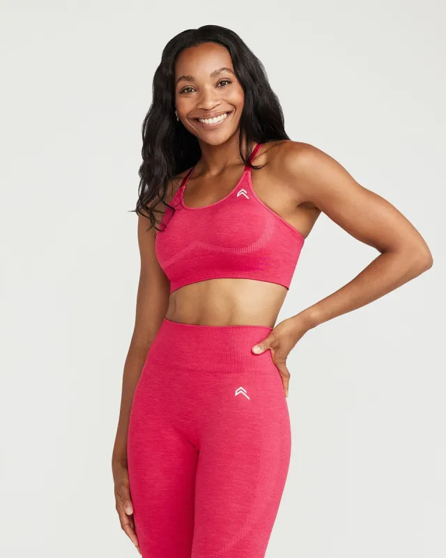 Classic Seamless Sports Bra | Berry Bloom Marl sold by Oner Active