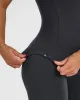Mellow Rib Mock Neck Tank | Coal sold by Oner Active