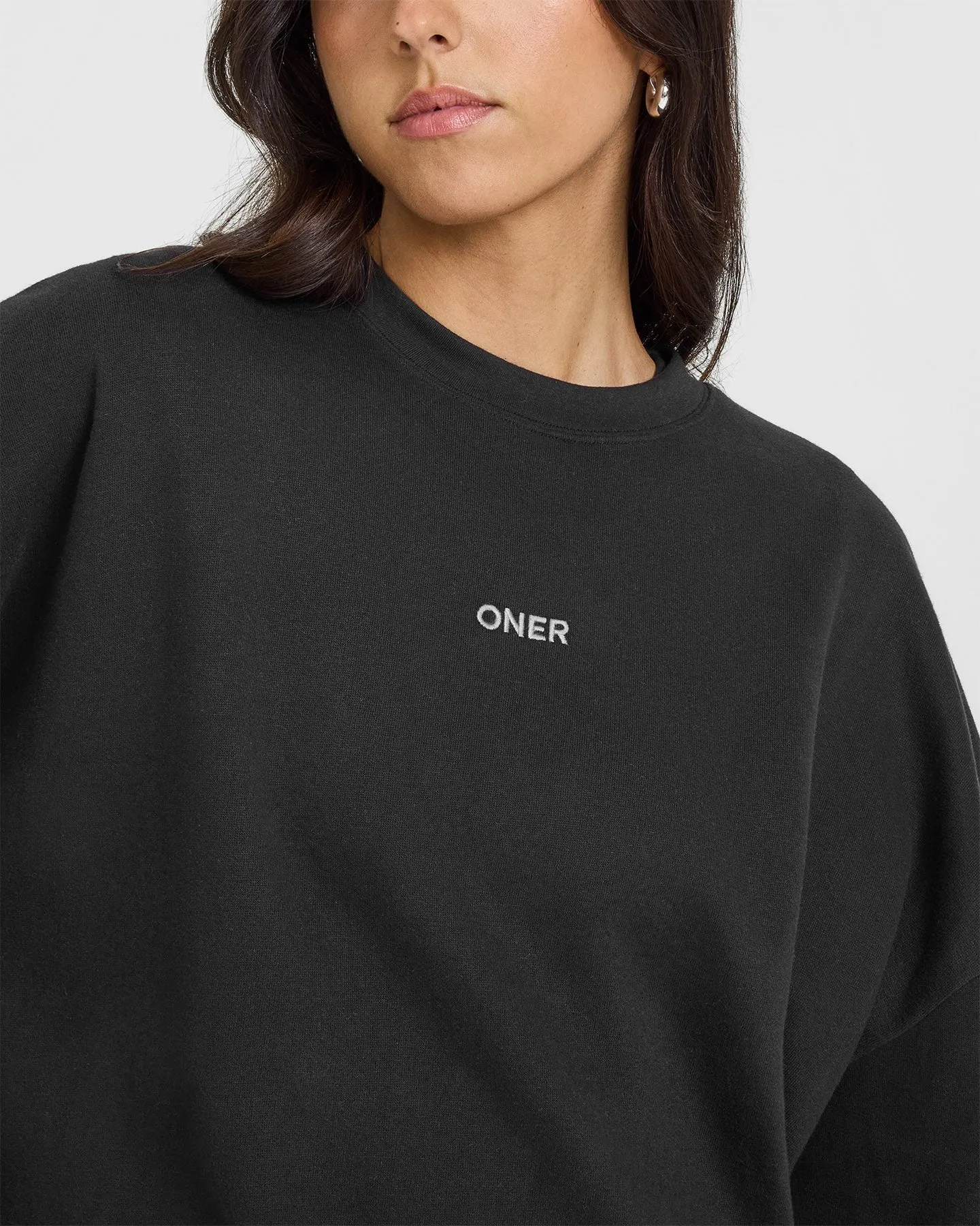Mid Weight Sweatshirt | Black sold by Oner Active product image thumbnail 4
