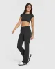SoftMotion™ Flared Bottoms | Soft Black sold by Oner Active