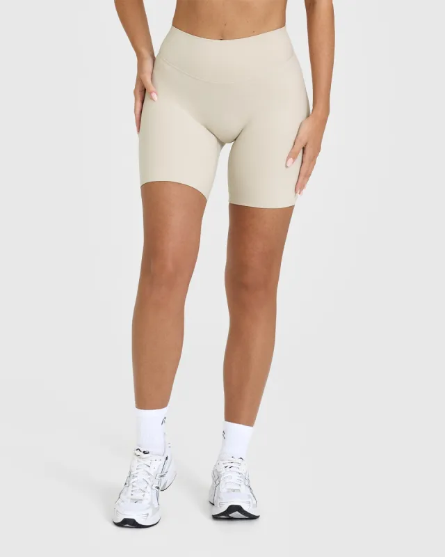 SoftMotion™ Cycling Shorts 8" | Sand sold by Oner Active