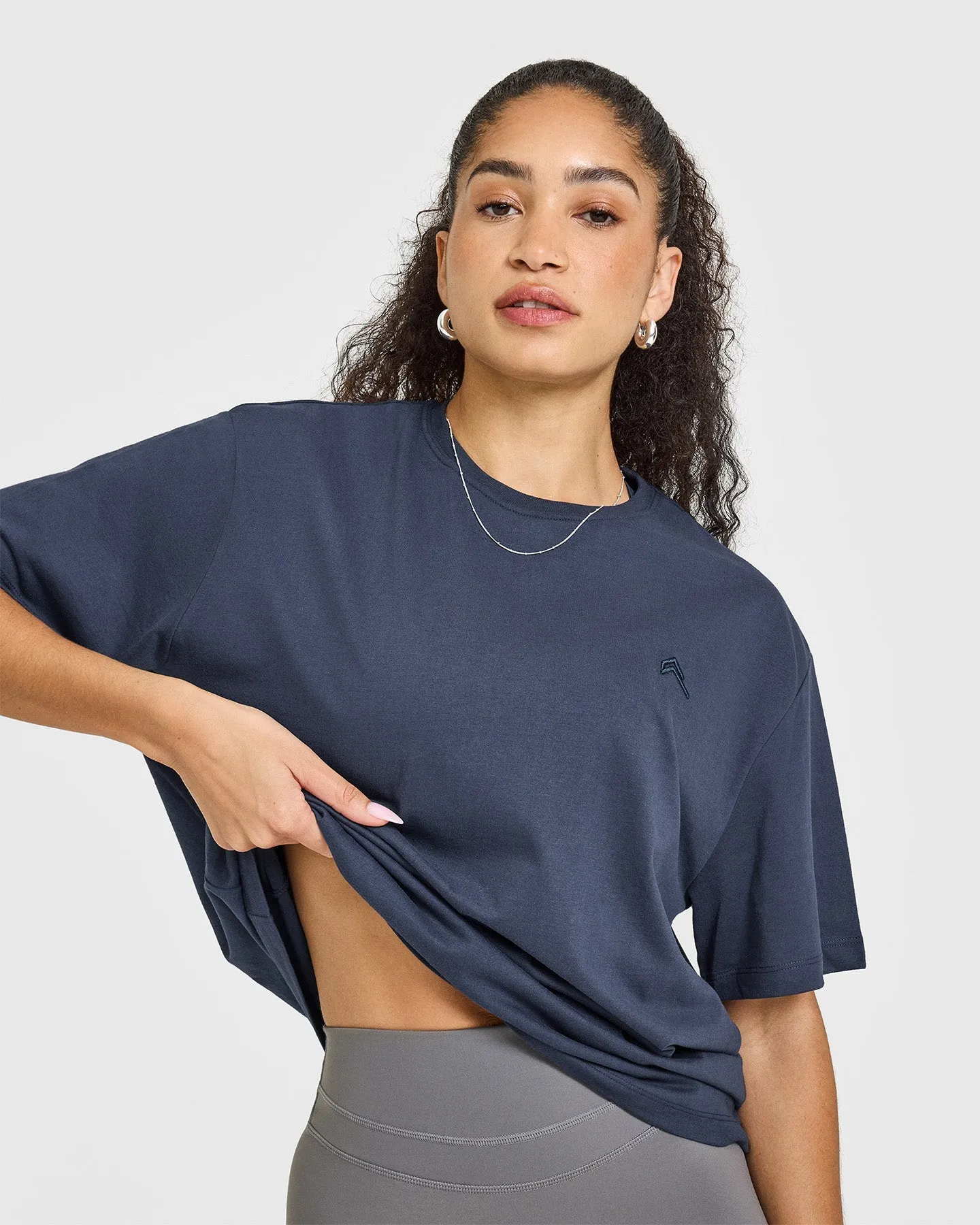 Classic Oversized Lightweight T-Shirt | True Blue sold by Oner Active product image thumbnail 4