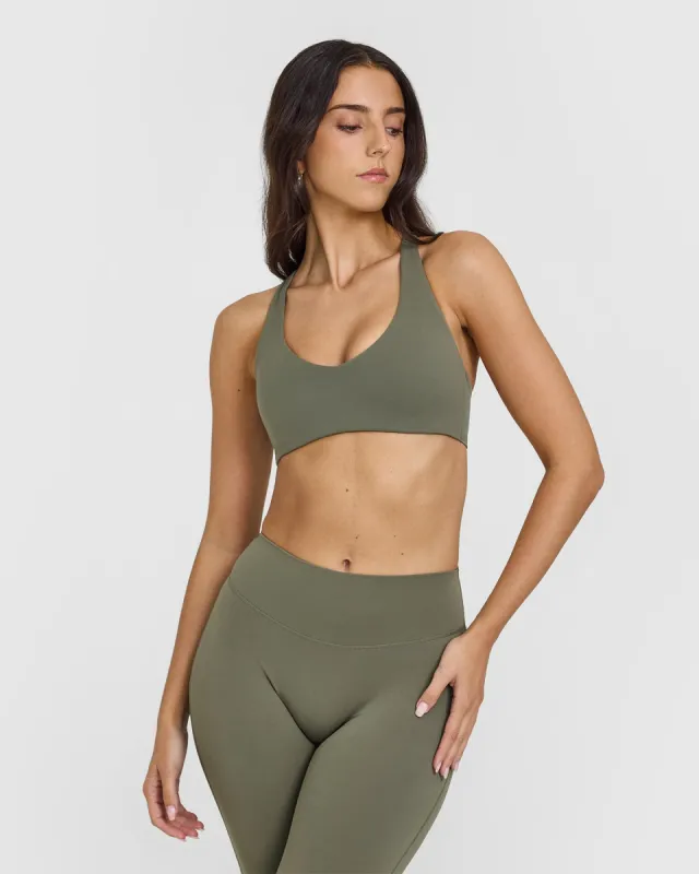 SoftMotion Bralette | Alpine Green sold by Oner Active