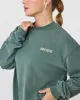 Oversized Graphic Washed Long Sleeve Top | Iced Green sold by Oner Active