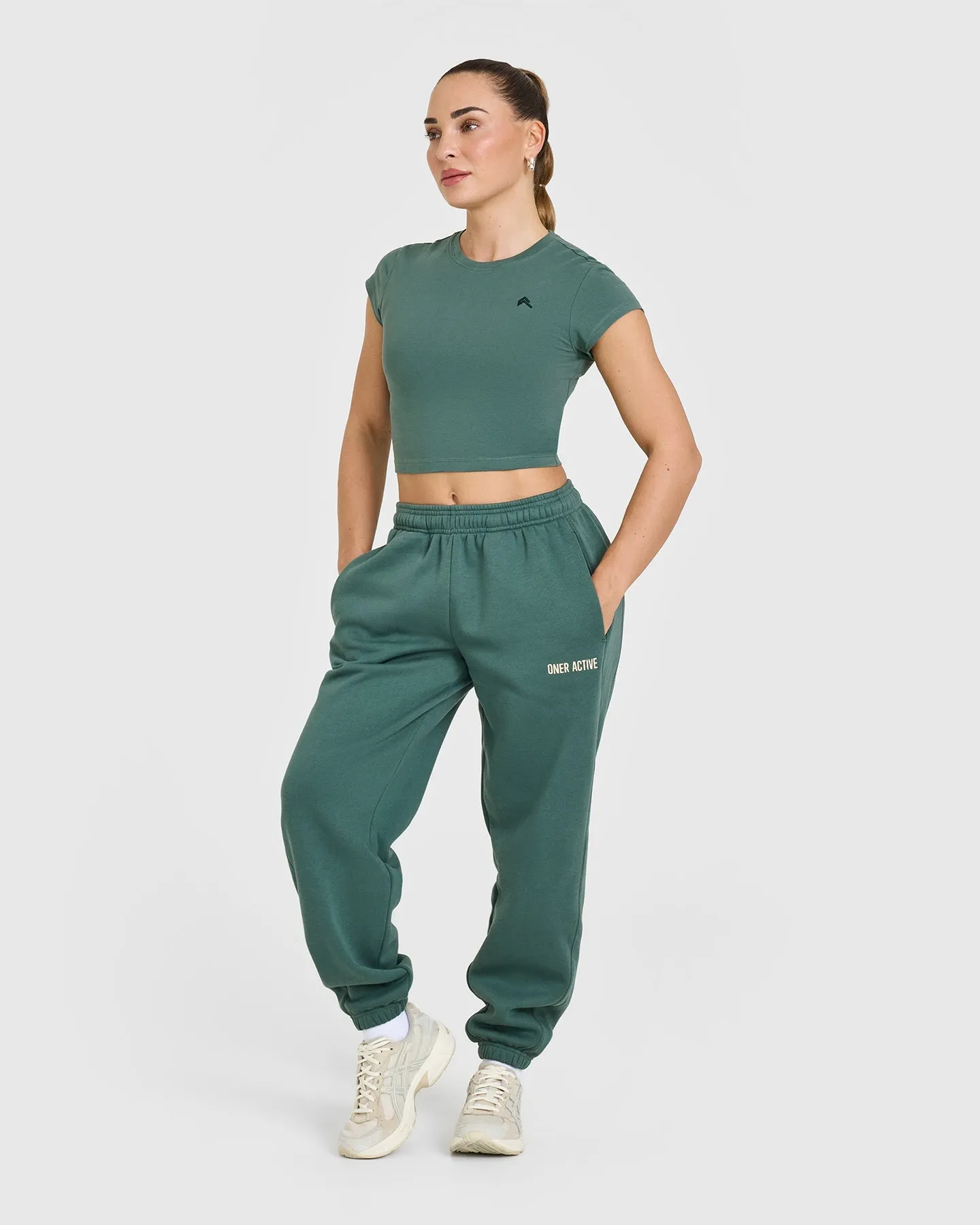 Foundations Jogger With Printed Graphic | Iced Green sold by Oner Active product image thumbnail 3
