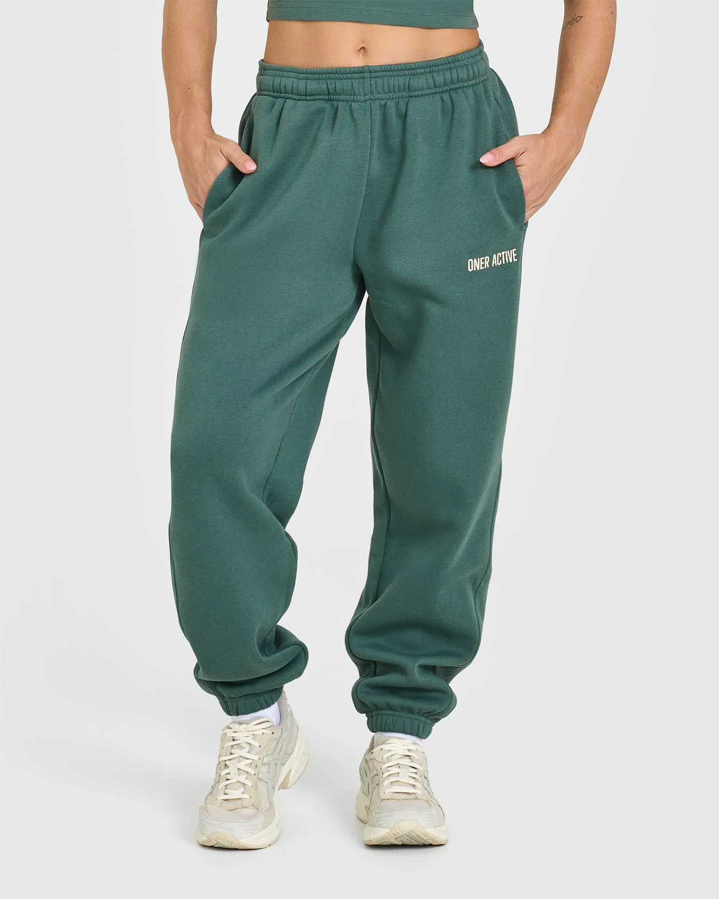 Foundations Jogger With Printed Graphic | Iced Green sold by Oner Active