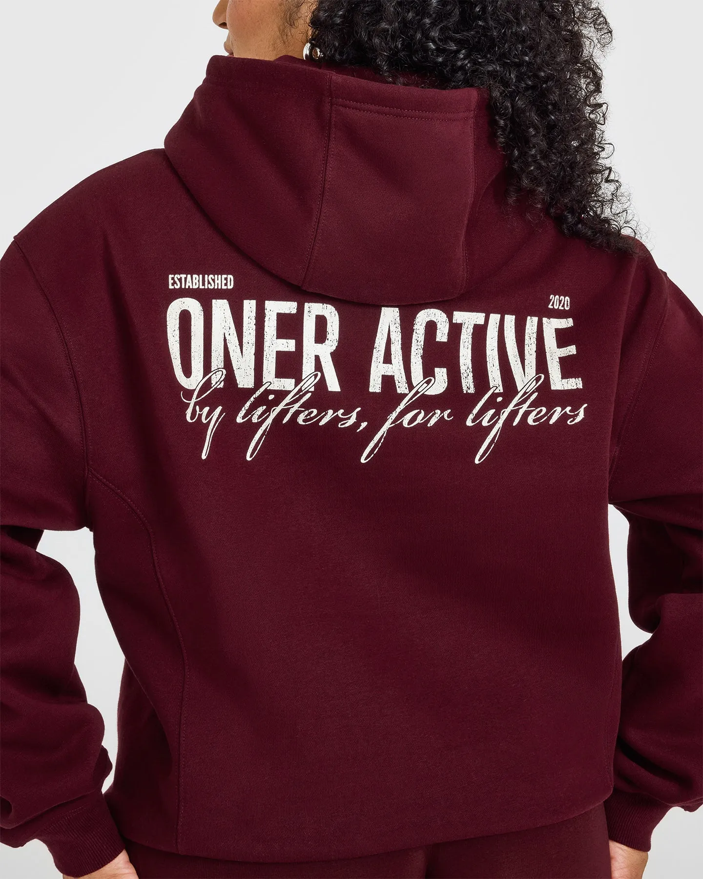 Foundations Hoodie With Printed Graphic | Rosewood sold by Oner Active product image thumbnail 5
