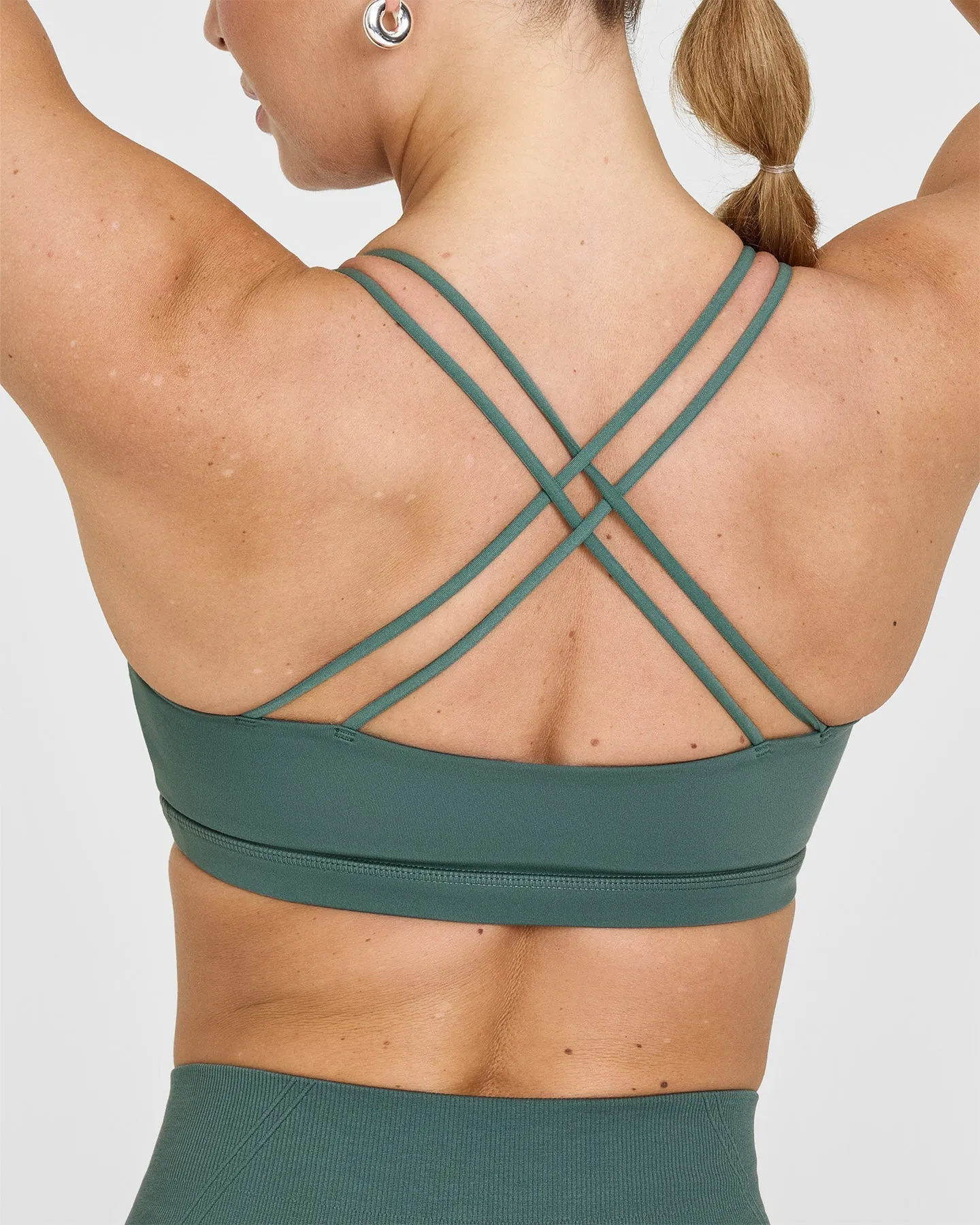 Everyday Cross Over Bralette | Iced Green sold by Oner Active product image thumbnail 5