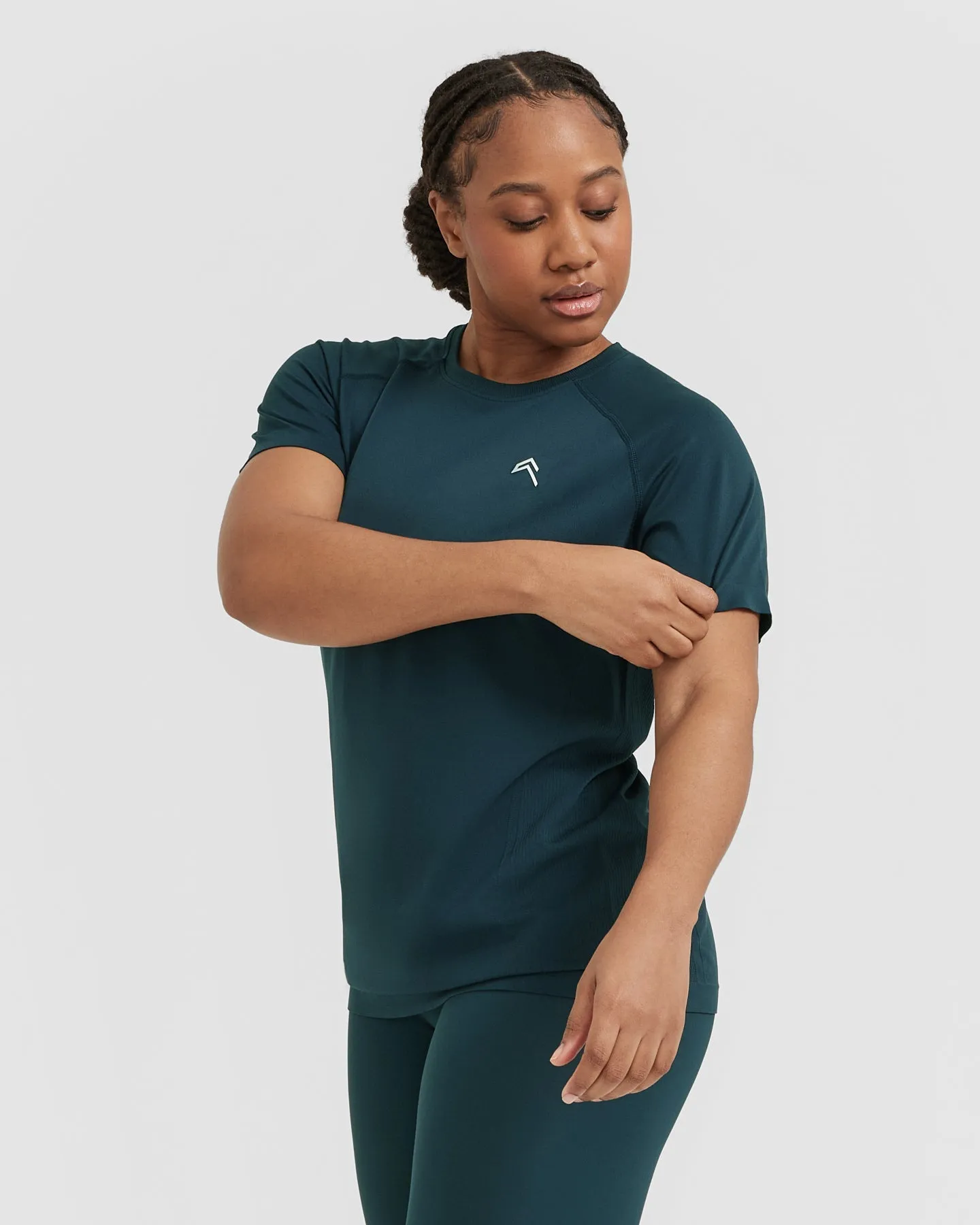 Go To Seamless Loose Top | Oil Blue sold by Oner Active product image thumbnail 3