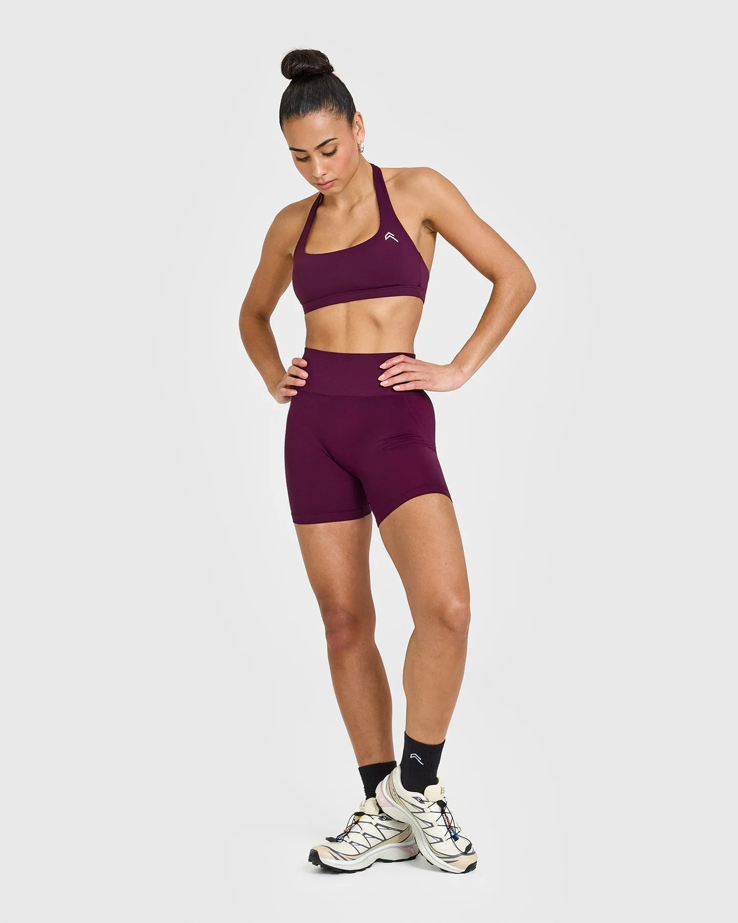 EasyLift™ Halter Bralette | Ripe Fig sold by Oner Active product image thumbnail 3