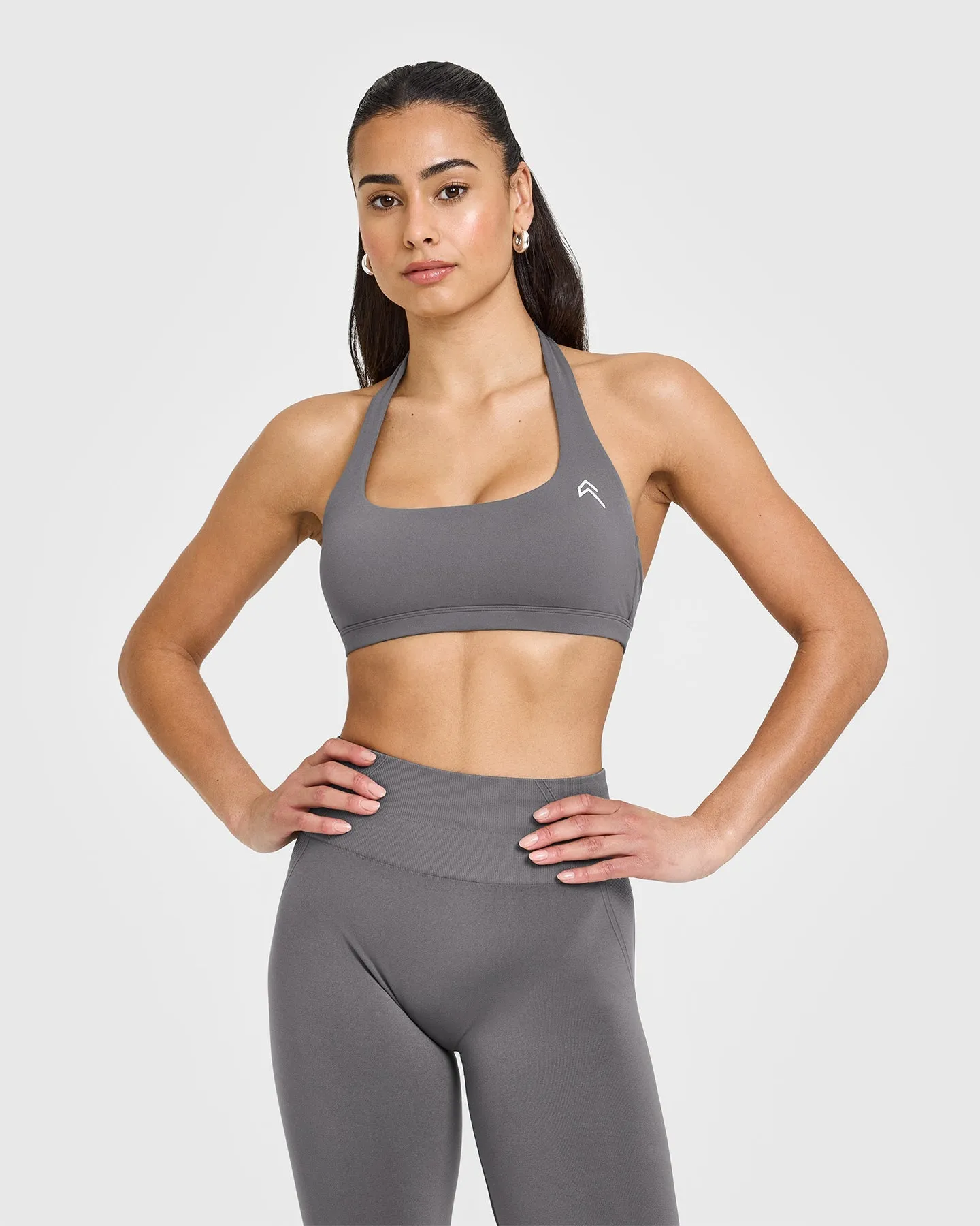 EasyLift™ Halter Bralette | Ash Grey sold by Oner Active