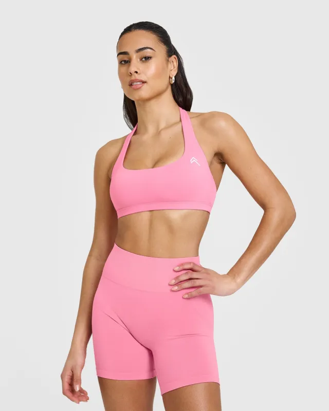 EasyLift™ Halter Bralette | Peony Pink sold by Oner Active